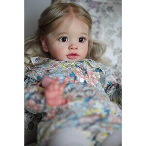 🆕26 Inch Girl Soft Body Weighted Silicone Realistic Newborn  Reborn  Baby Doll